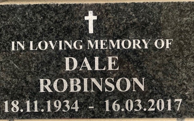 ROBINSON Dale 1934-2017