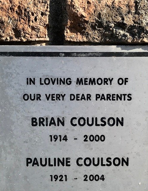 COULSON Brian 1914-2000 &amp; Pauline 1921-2004