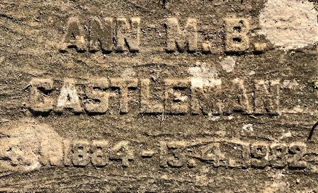 CASTLEMAN Ann M.B. 1884-1982