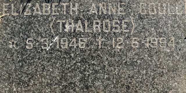 COULL Elizabeth Anne nee THALROSE 1946-19?4