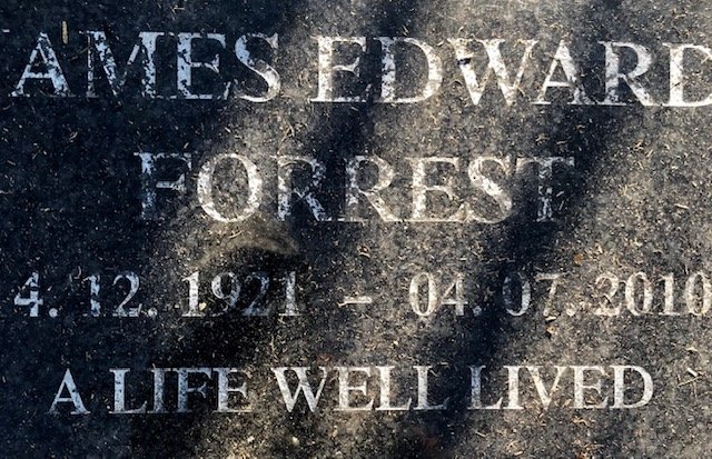 FORREST James Edward 1921-2010