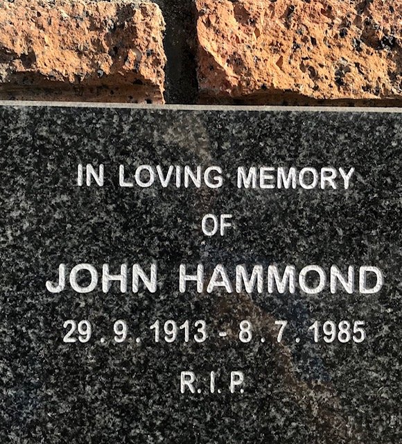 HAMMOND John 1913-1985
