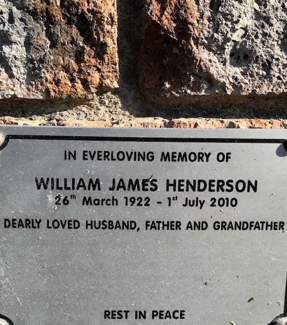 HENDERSON William James 1922-2010