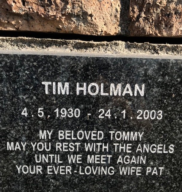 HOLMAN Tim 1930-2003