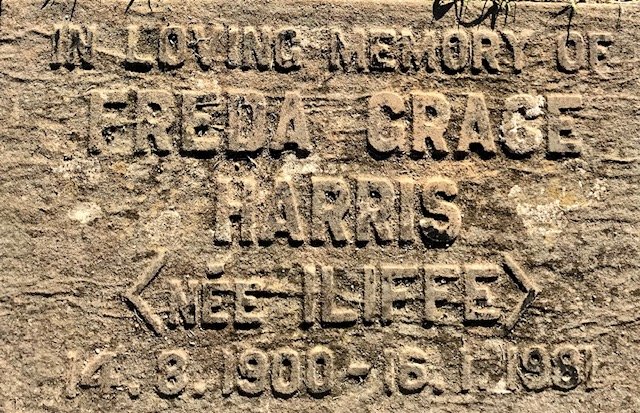 HARRIS Freda Grace nee ILIFFE 1900-1981