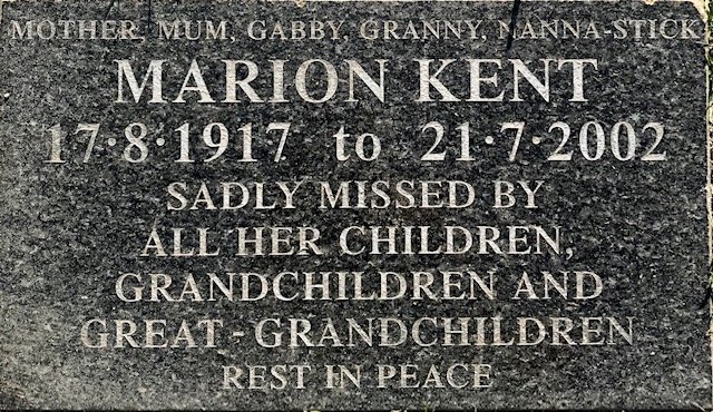 KENT Marion 1917-2002
