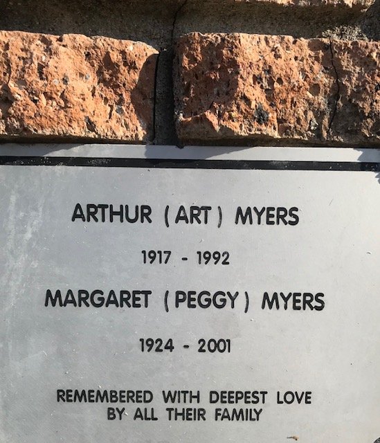 MYERS Arthur 1917-1992 &amp; Margaret 1924-2001