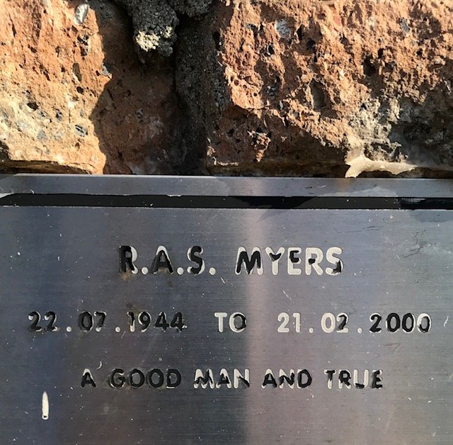 MYERS R.A.S. 1944-2000