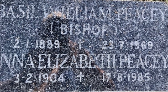 PEACEY Basil William 1889-1969 &amp; Anna Elizabeth 1904-1985