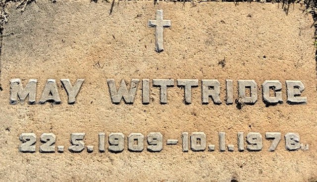 WITTRIDGE May 1909-1976