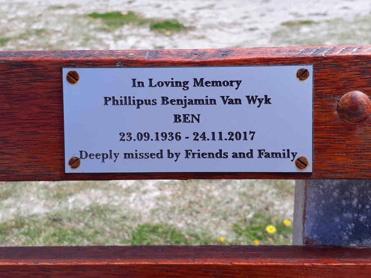 WYK Phillipus Benjamin, van 1936-2017
