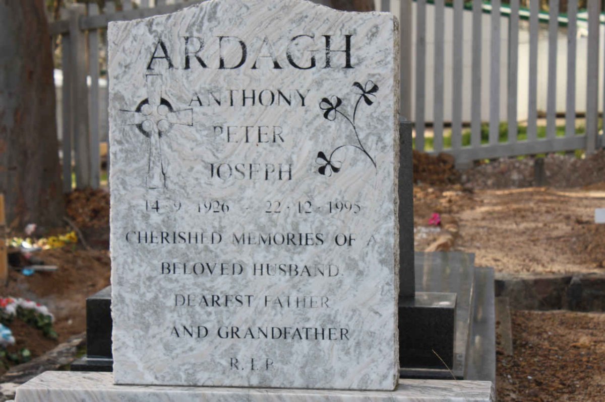 ARDAGH Anthony Peter Joseph 1926-1995