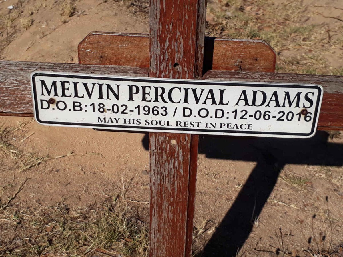 ADAMS Melvin Percival 1963-2016
