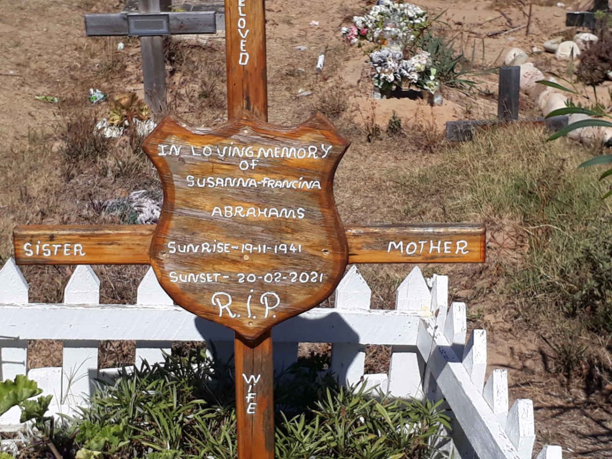 ABRAHAMS Susanna Francina 1941-2021