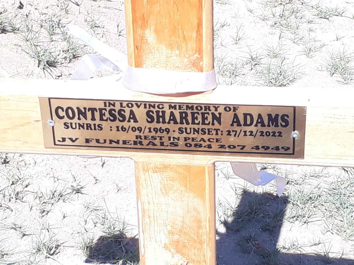 ADAMS Contessa Shareen 1969-2022