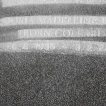 BRAY Doria Madeleine nee COLLARD 1936-2001