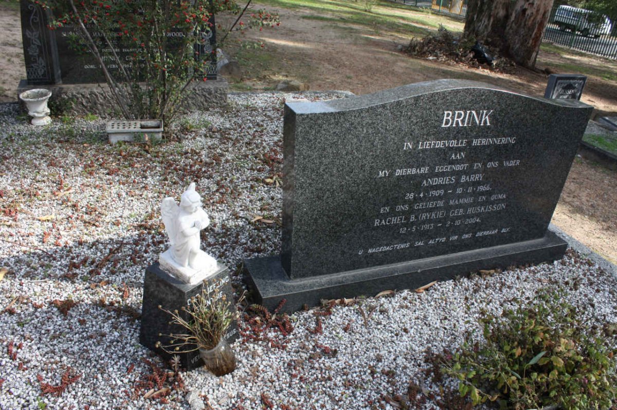 BRINK Andries Barry 1909-1966 &amp; Rachel B. HUSKISSON 1913-2004 :: BRINK Bert 1937-1940