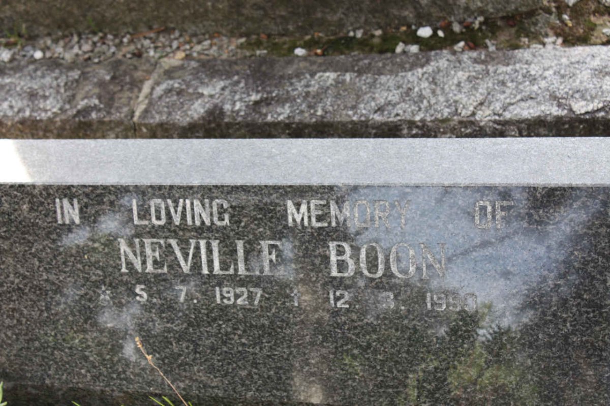 BOON Neville 1927-1993