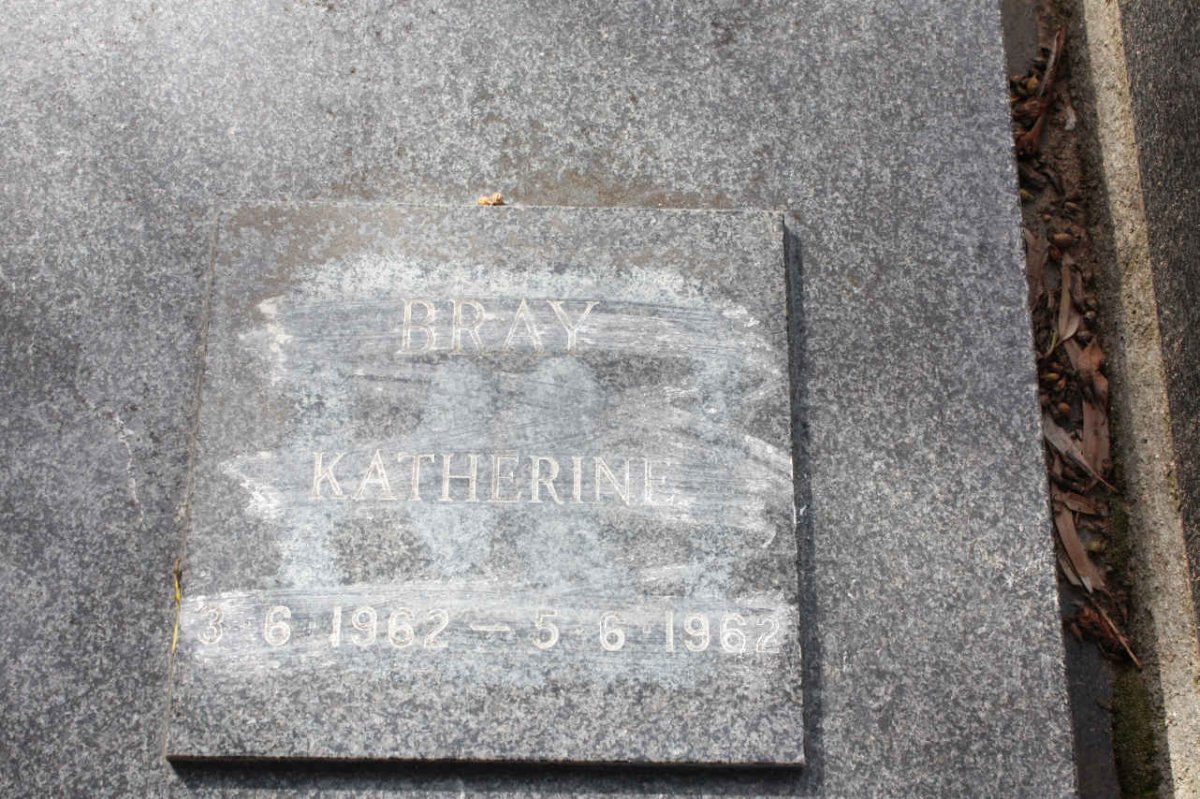 BRAY Katherine 1962-1962