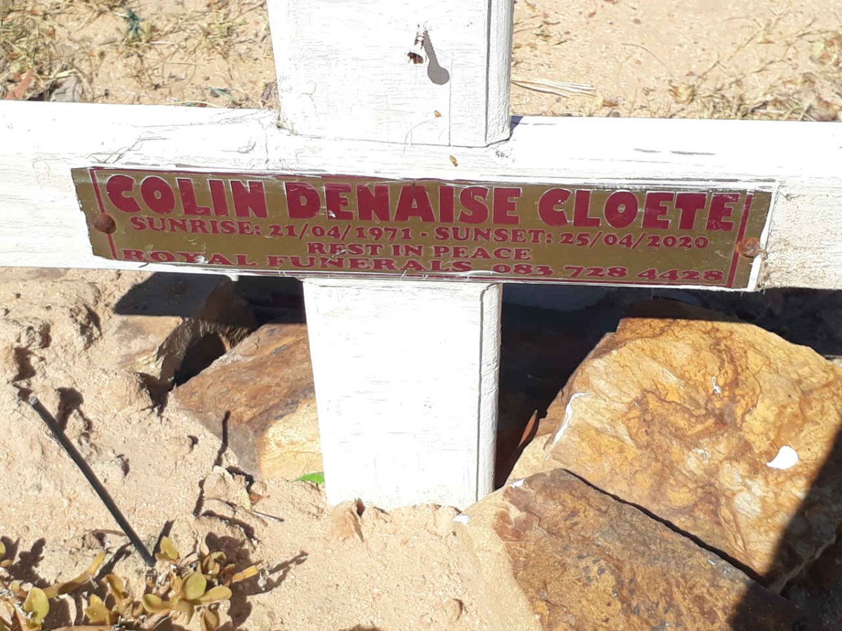 CLOETE Colin Denaise 1971-2020