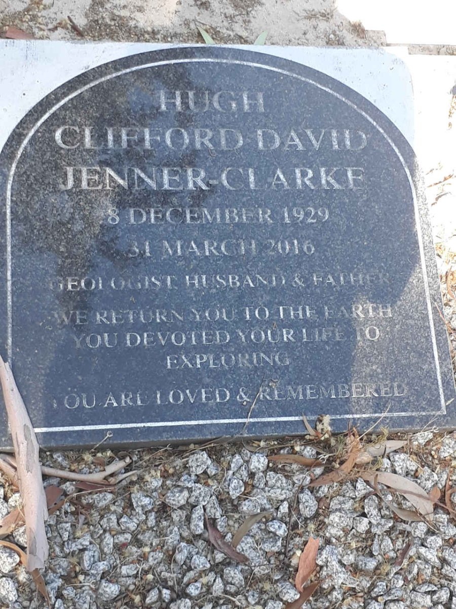 CLARKE Hugh Clifford David, JENNER- 1929-2016