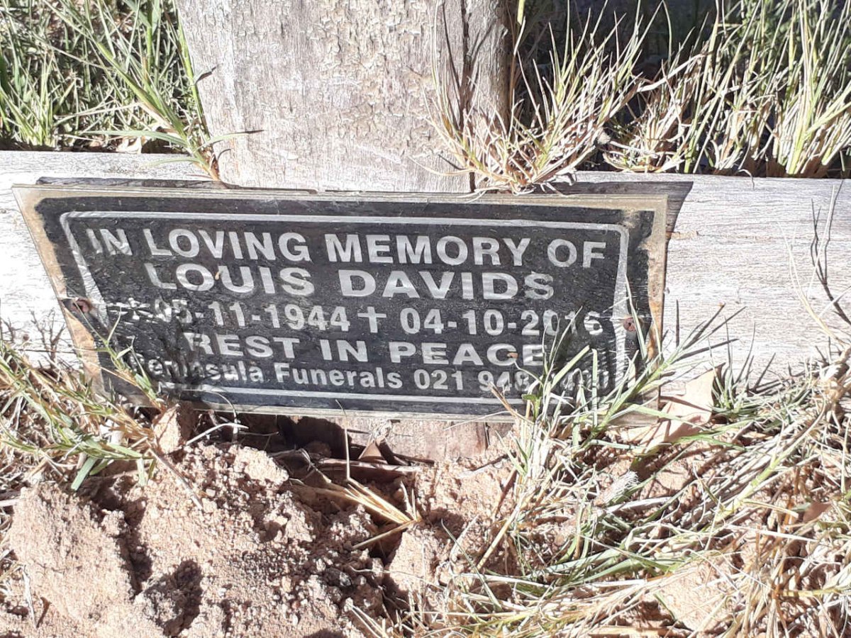 DAVIDS Louis 1944-2016