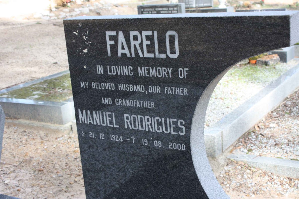 FARELO Manuel Rodrigues 1924-2000
