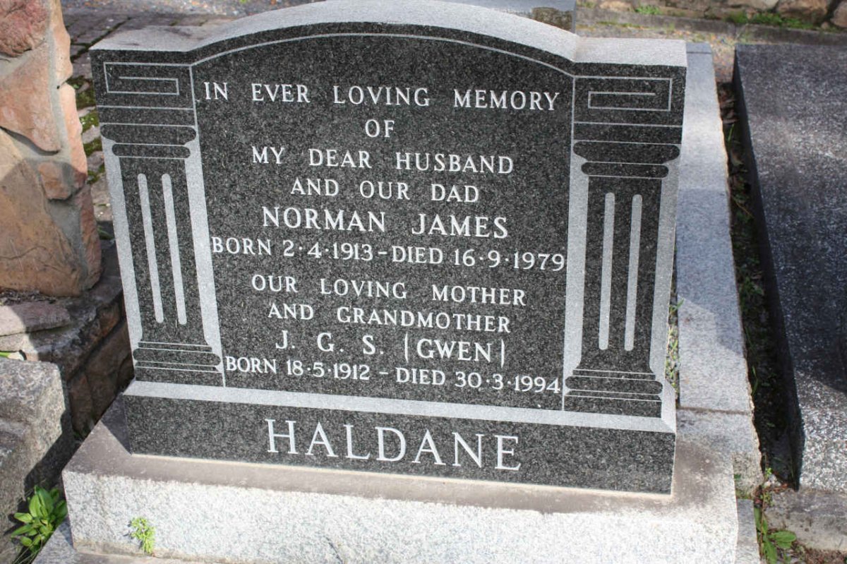 HALDANE Norman James 1913-1979 &amp; J.G.S. 1912-1994