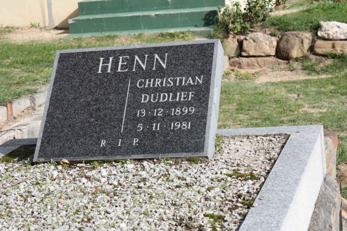 HENN Christian Dudlief 1899-1981