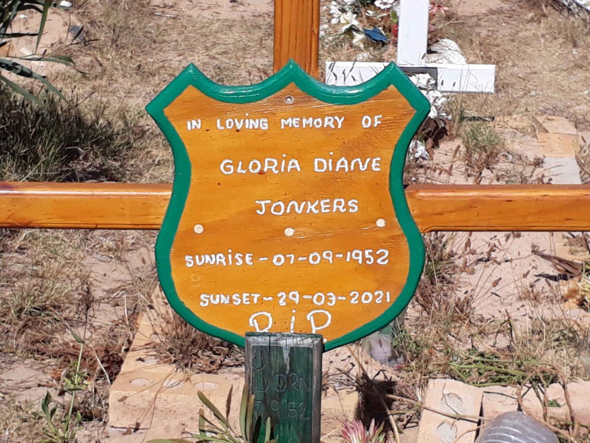 JONKERS Gloria Diane 1952-2021