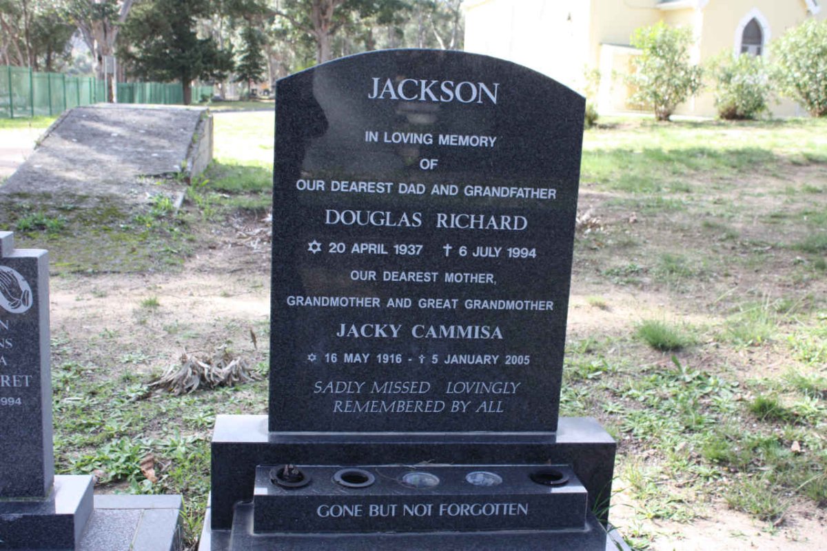 JACKSON Douglas Richard 1937-1994 &amp; Jacky Cammisa 1916-2005