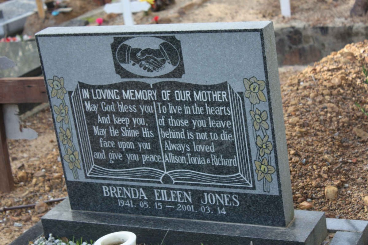 JONES Brenda Eileen 1941-2001
