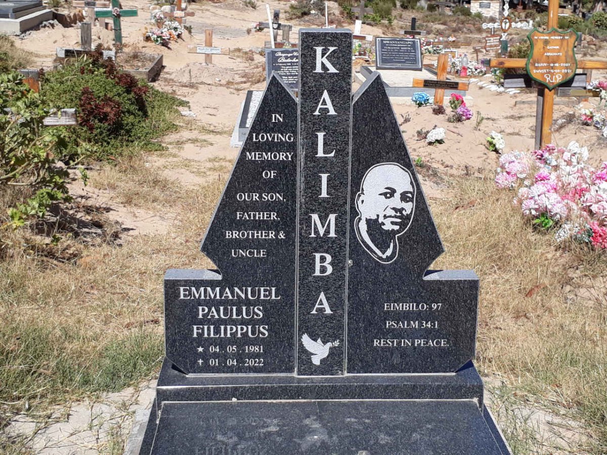 KALIMBA Emmanuel Paulus Philippus 1981-2022