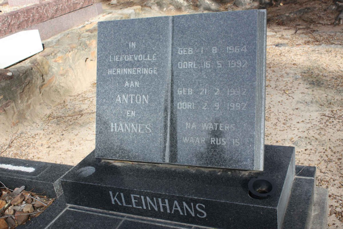 KLEINHANS Anton 1964-1992 :: KLEINHANS Hannes 1992-1992