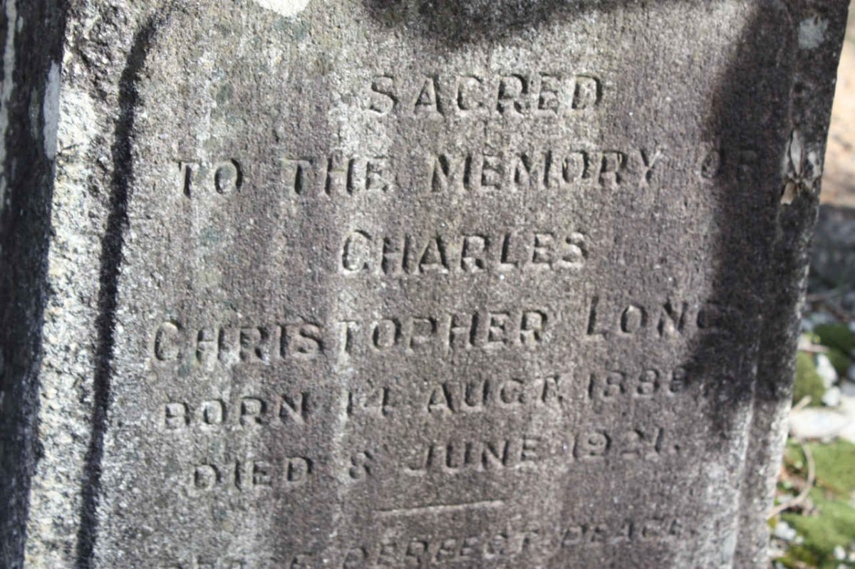 LONG Charles Christopher 1888-1921