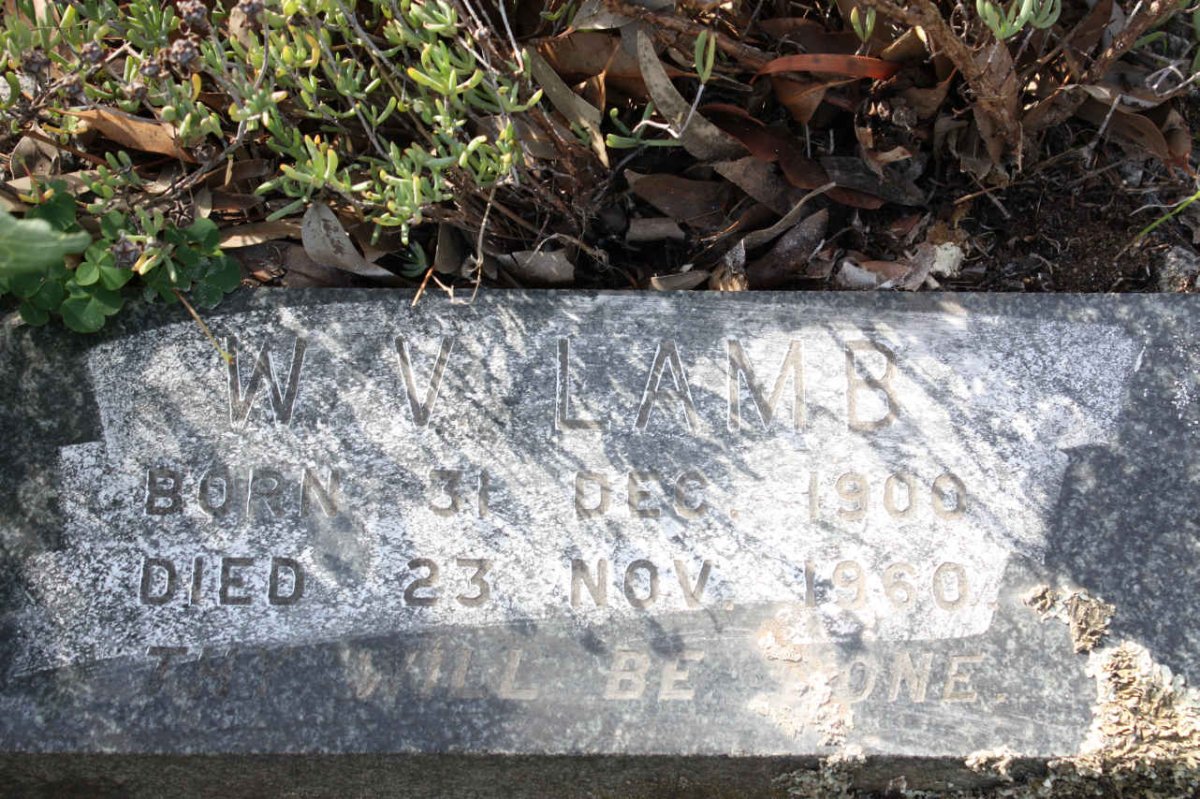 LAMB W.V. 1900-1960