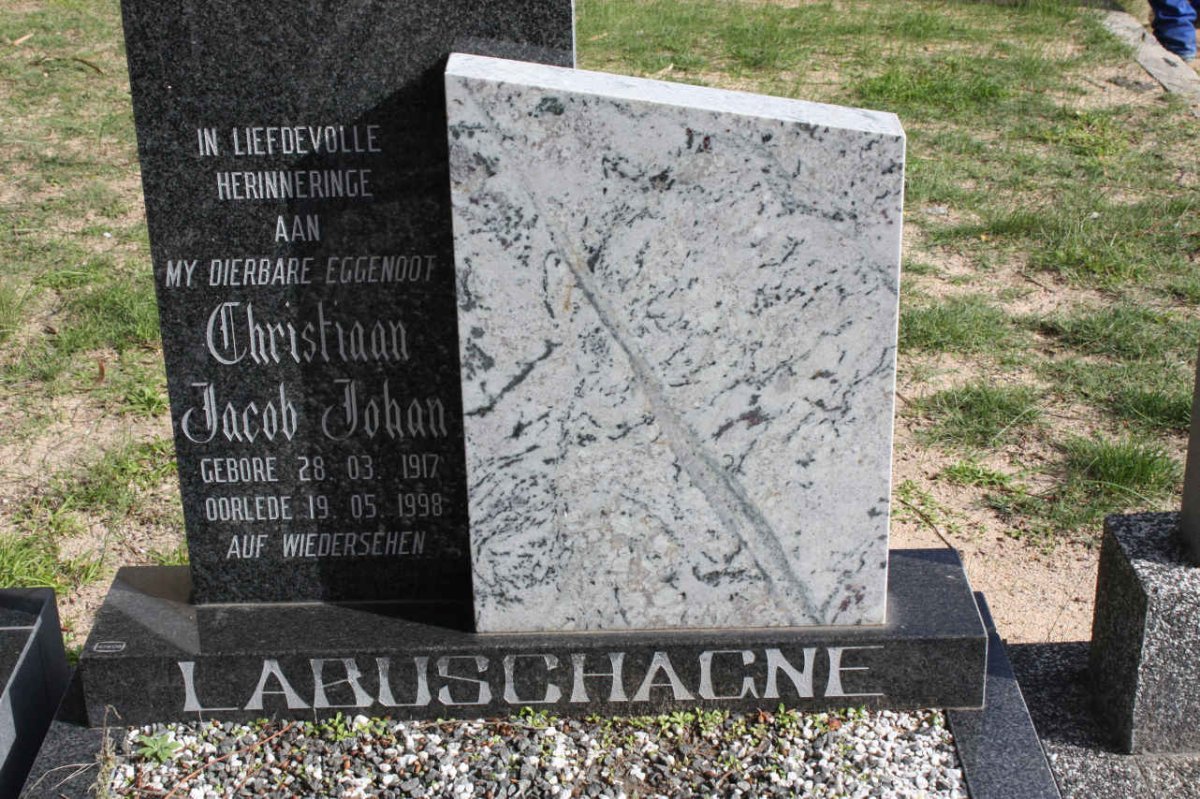 LABUSCHAGNE Christiaan Jacob Johan 1917-1998