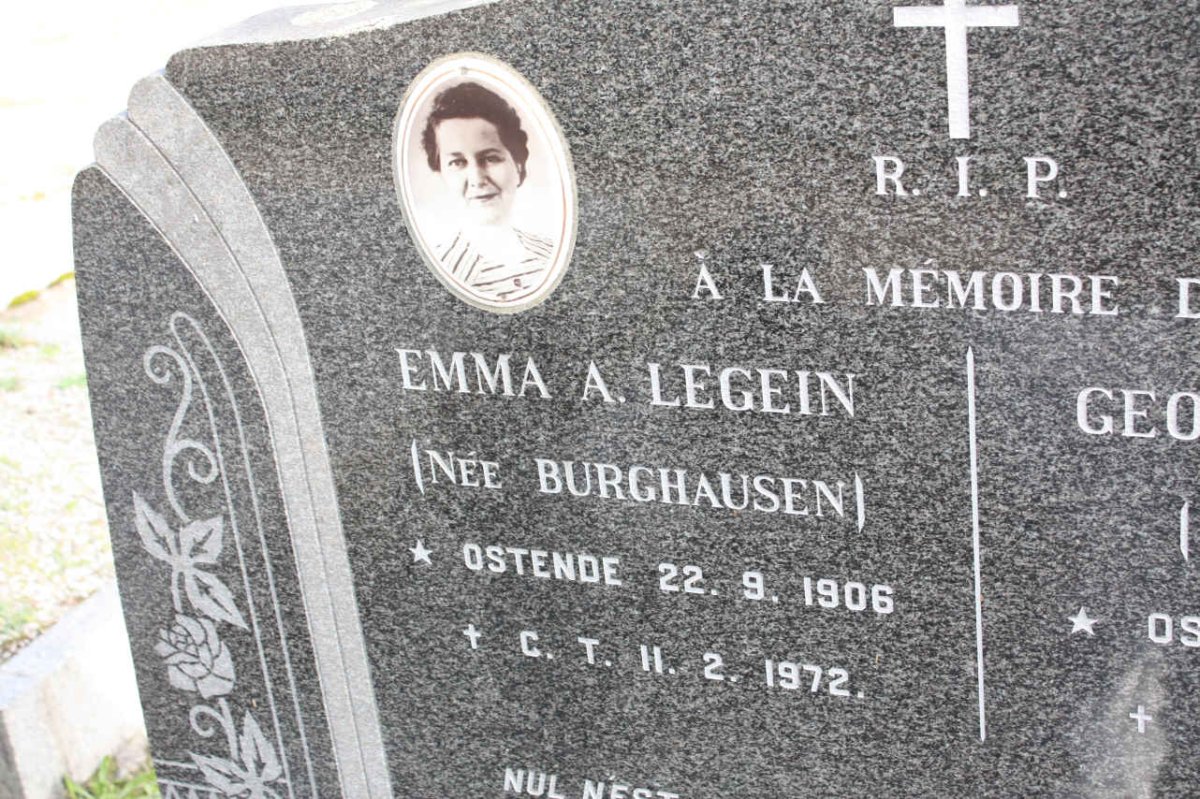 LEGEING Emma A. nee BURGHAUSEN 1906-1972
