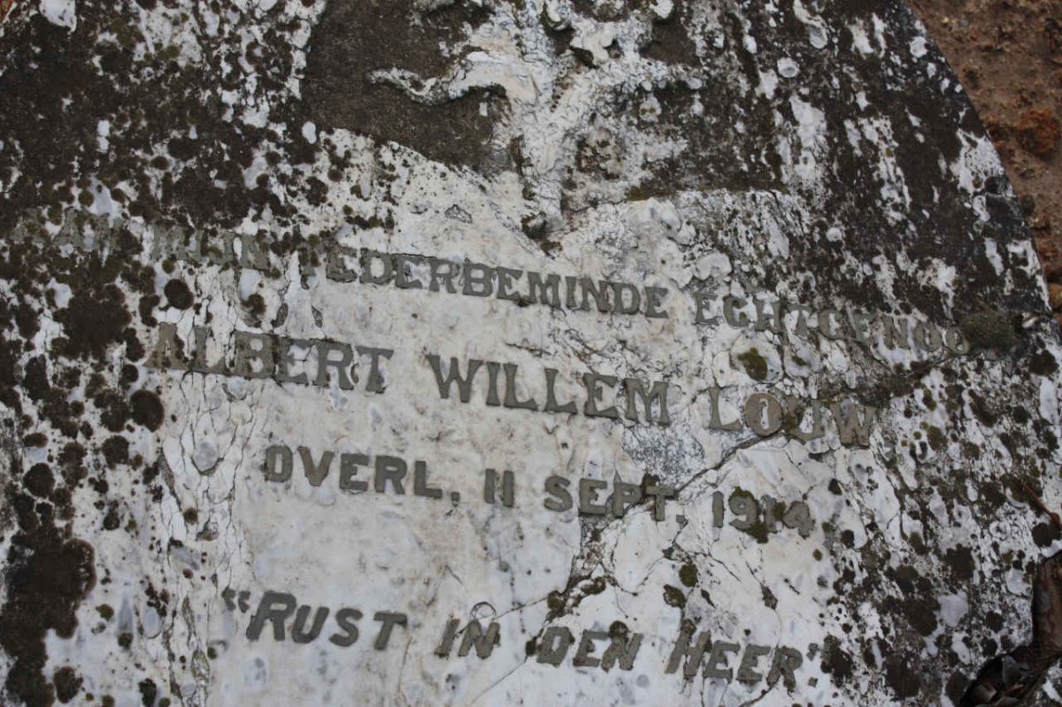 LOUW Albert Willem -1914
