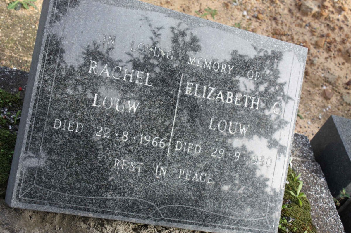 LOUW Rachel -1966 :: LOUW Elizabeth C. -1930