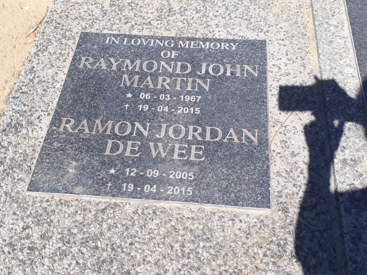 MARTIN Raymond John 1967-2015 :: DE WEE Ramon Jordan 2005-2015