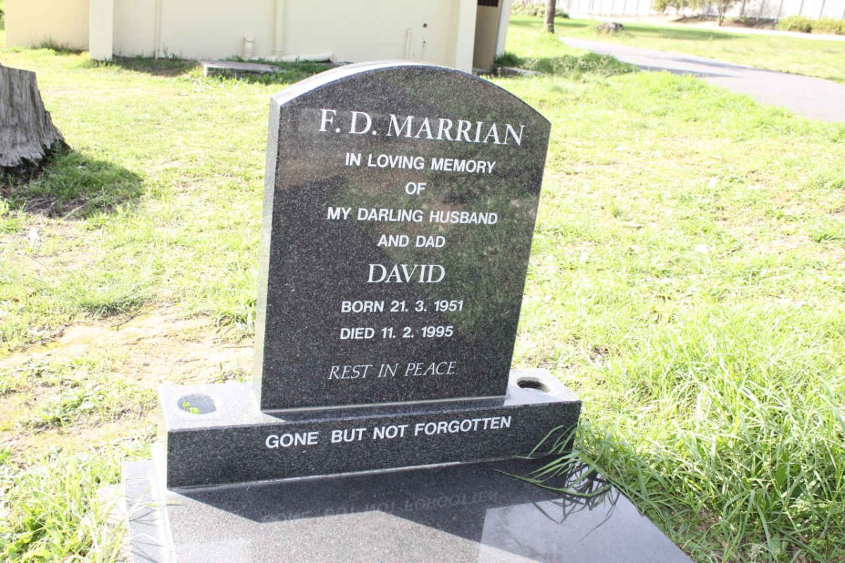 MARRIAN F.D. 1951-1995