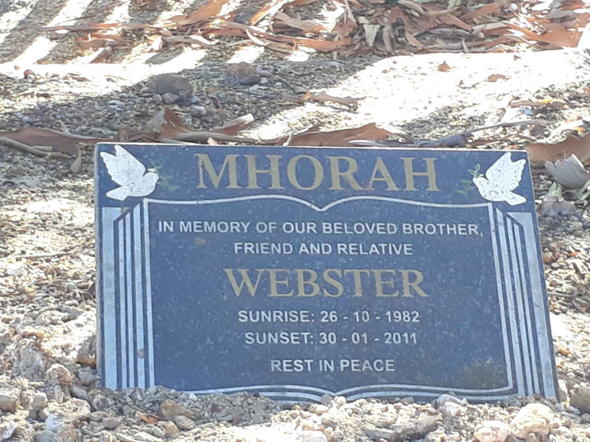 MHORAH Webster 1982-2011