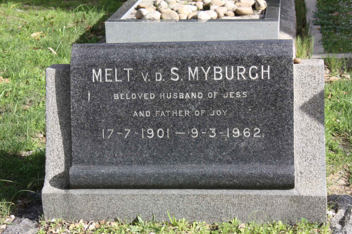 MYBURGH Melt v.d.S. 1901-1962