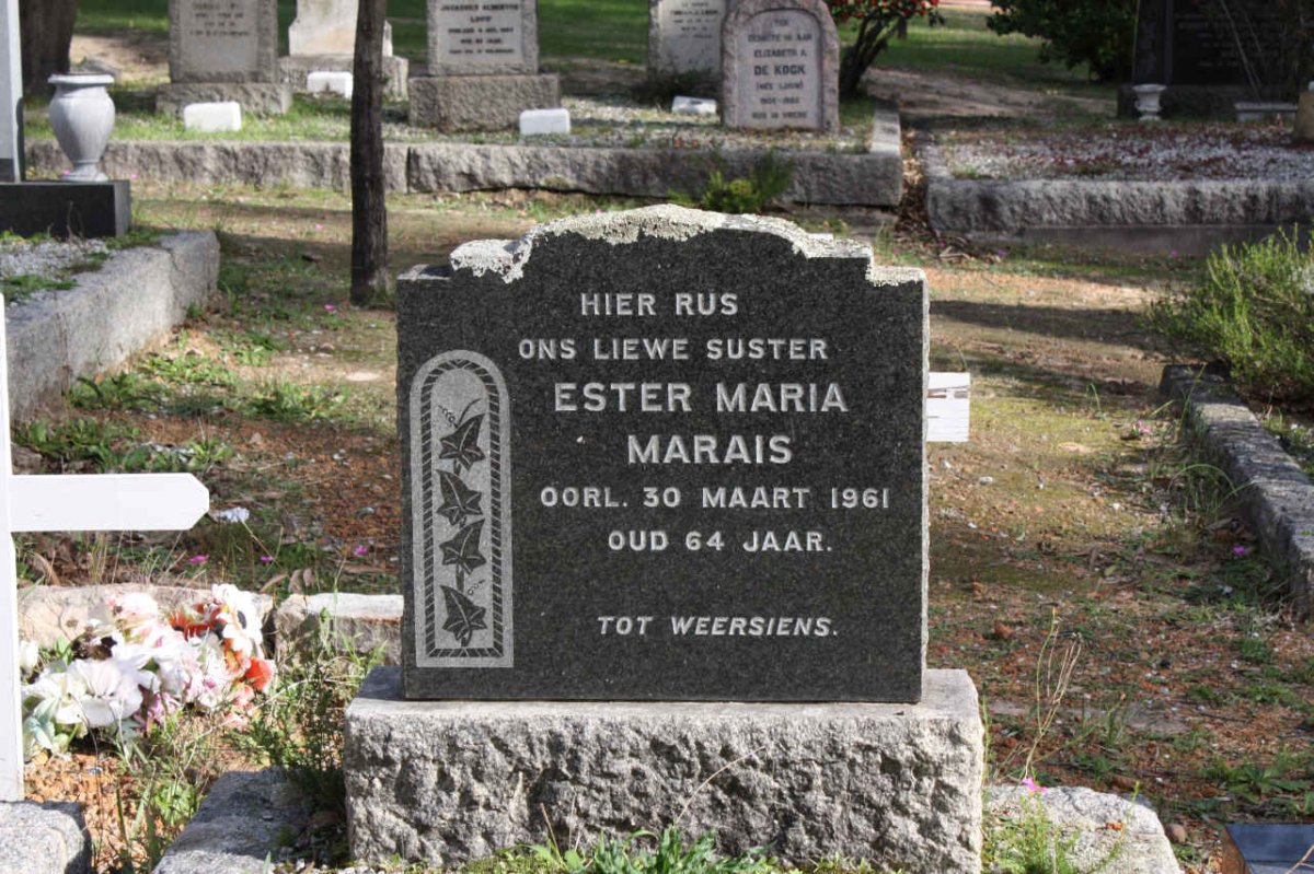 MARAIS Ester Maria -1961