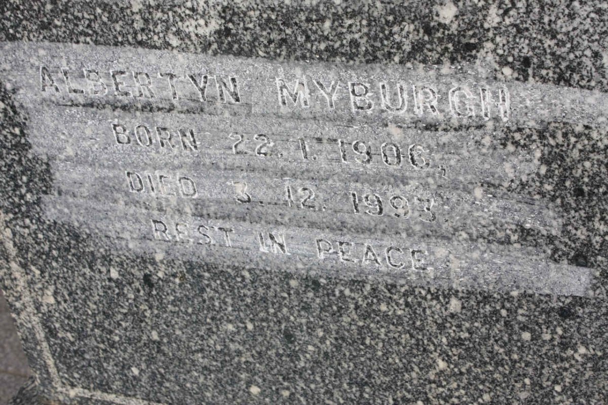 MYBURGH Albertyn 1906-1993 