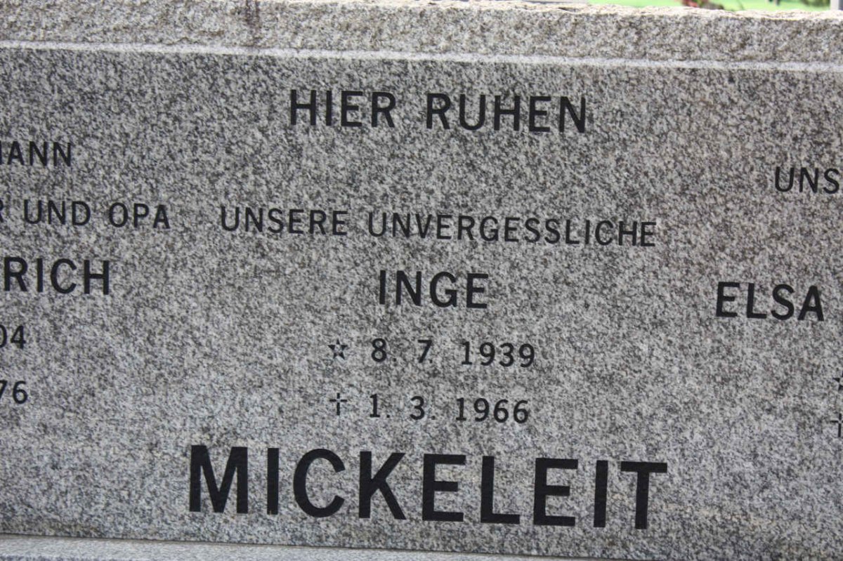 MICKELEIT Inge 1939-1966