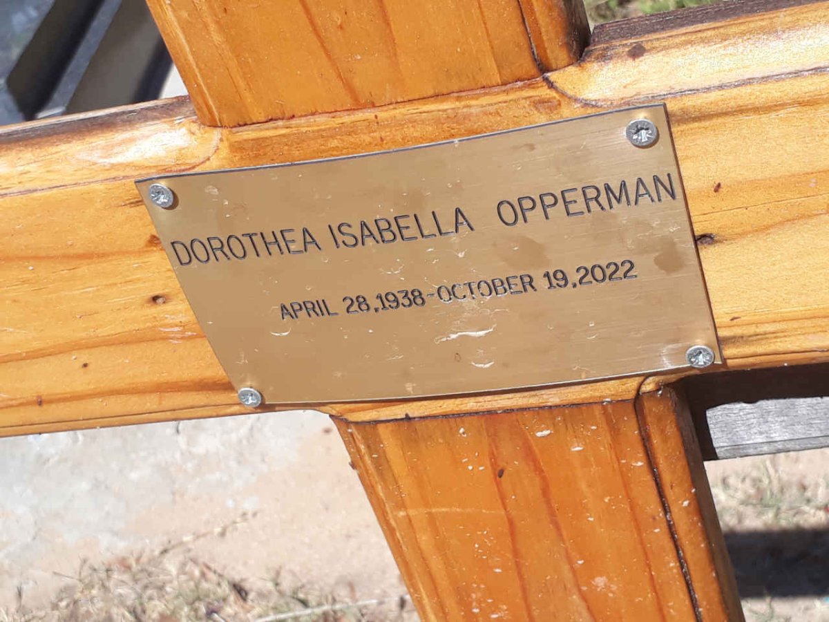 OPPERMAN Dorothea Isabella 1938-2022