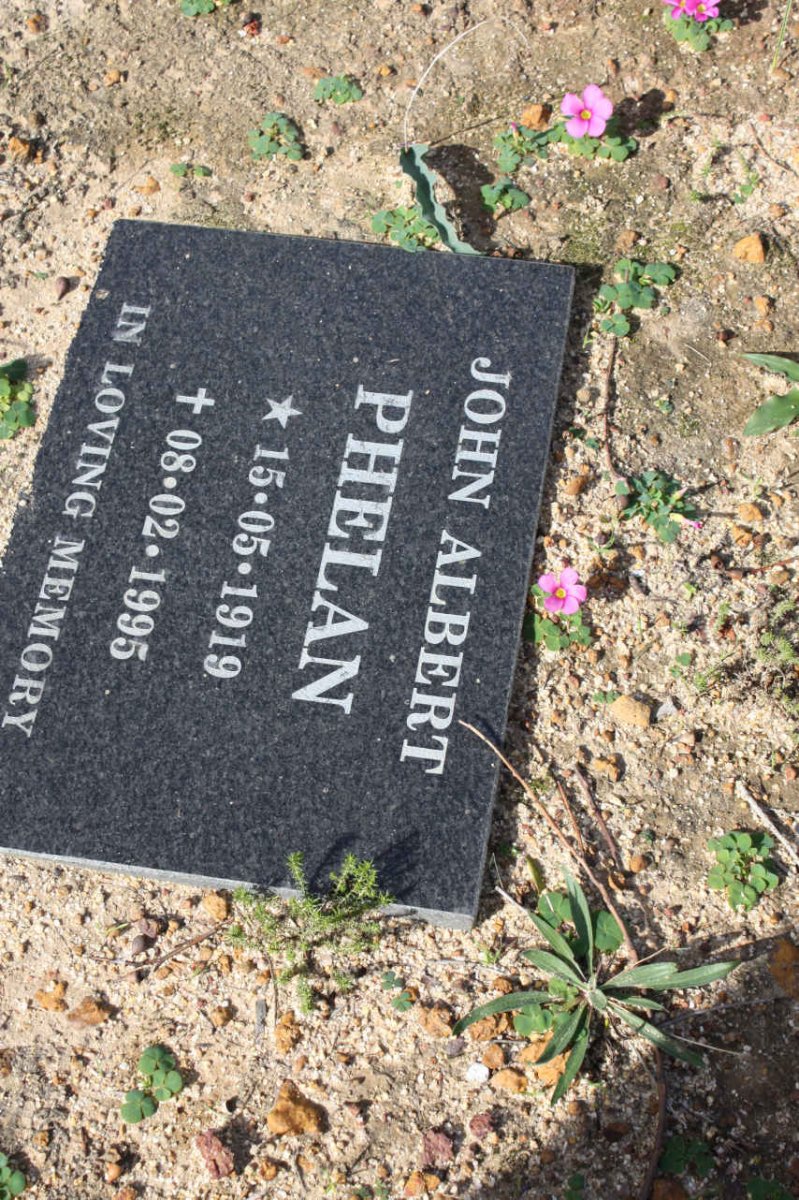 PHELAN John Albert 1919-1995