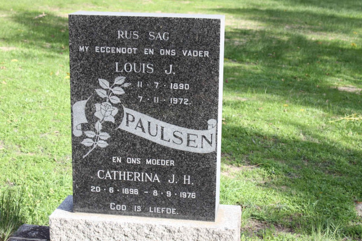 PAULSEN Louis J. 1890-1972 &amp; Catharina J.H. 1896-1976
